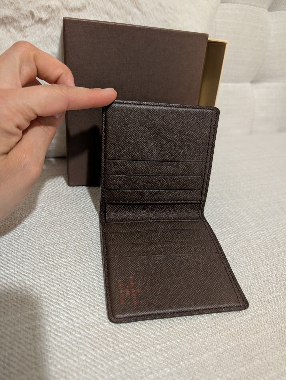2003 Louis Vuitton Brown Damier Men's Wallet - Picture 5 of 11